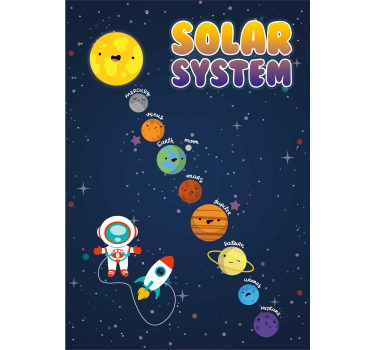 Sončni sistem Plakat za najmlajše - TenStickers
