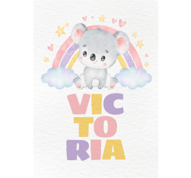 Kralj Koala Plakat otroška soba - TenStickers