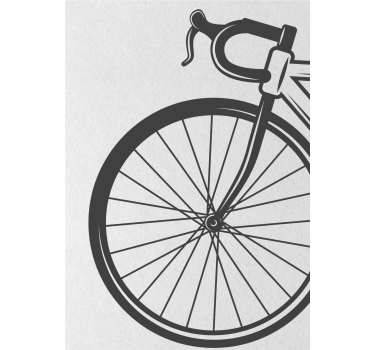 Minimalistična kolesa Kolesarski plakat - TenStickers