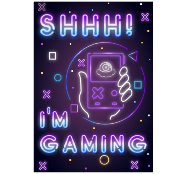 i am gaming plakat video igre - TenStickers