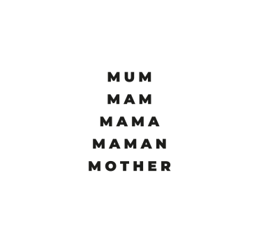 Mama v različnih jezikih Dnevniški plakat - TenStickers