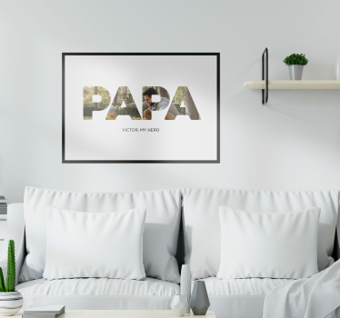 Papa, moj junak Dnevniški plakat - TenStickers