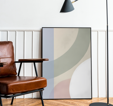 Barvna paleta Abstraktni plakat - TenStickers