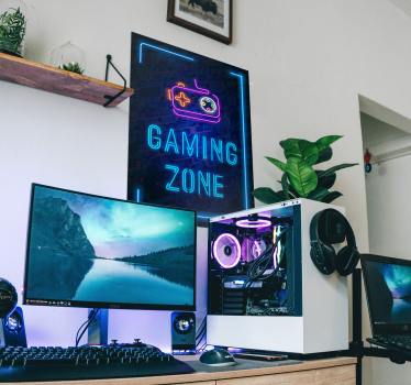 gaming zone plakat video igre - TenStickers