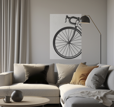 Minimalistična kolesa Kolesarski plakat - TenStickers