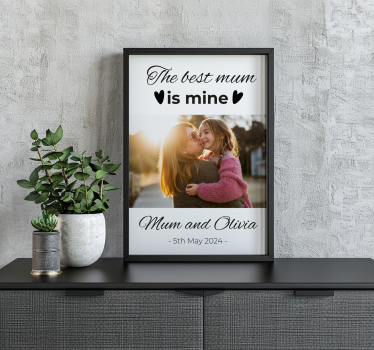 Najboljša mama Dnevniški plakat - TenStickers