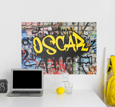 Osebni plakat z grafiti - TenStickers