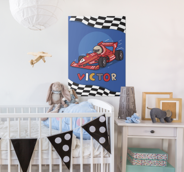 Plakat formule 1 za otroke - TenStickers