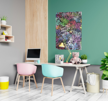 Plakat s slikami na platnu ulične umetnosti - TenStickers