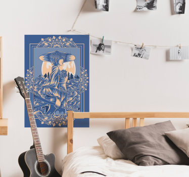 Samurajski anime plakat - TenStickers