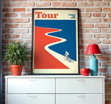 Starodobna tour Kolesarski plakat - TenStickers