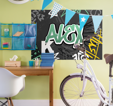 Tisk plakatov z grafiti po meri - TenStickers