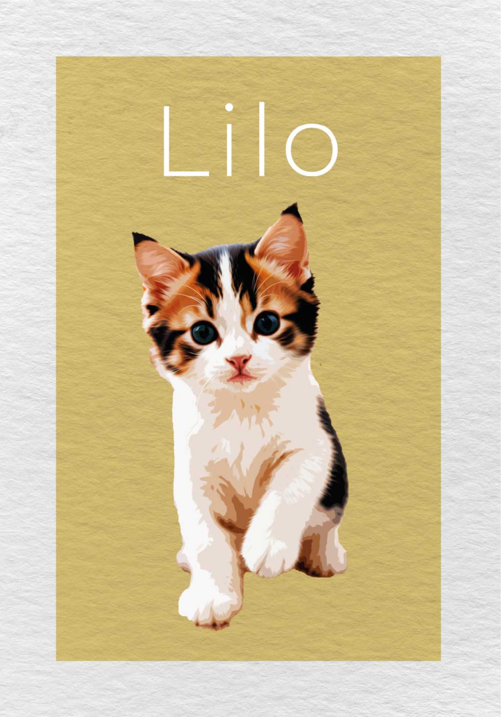 Personaliziran učinek risanja Plakat z živalmi - TenStickers