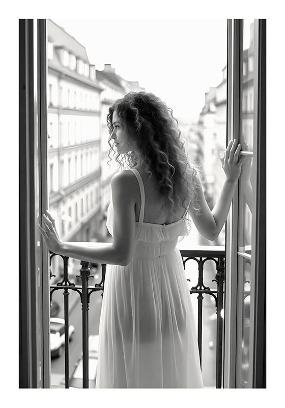 Gospa zjutraj realistični foto plakat - TenStickers