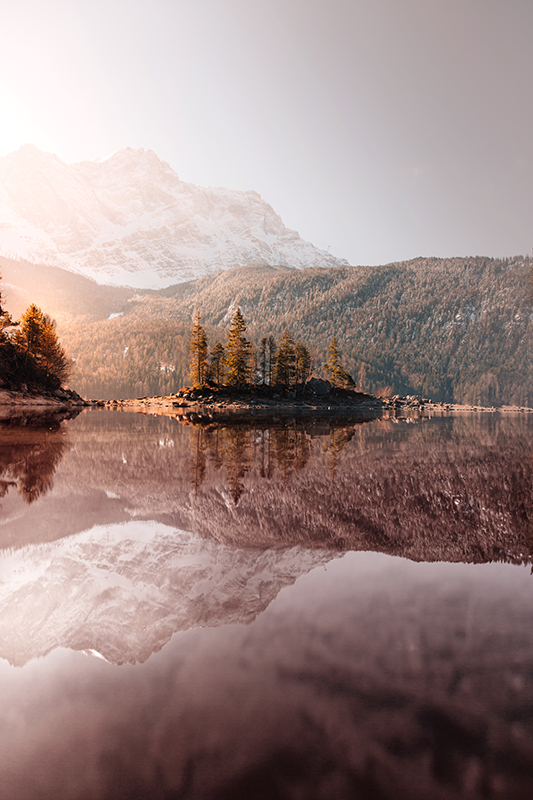 Nordic mountains realistični foto plakat - TenStickers