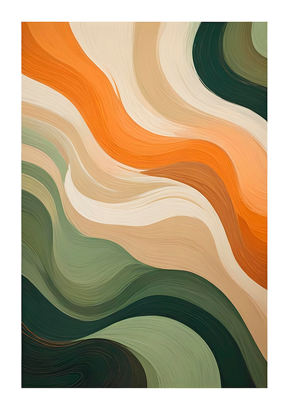 Večbarvni pasteli Plakat z umetniško tematiko - TenStickers