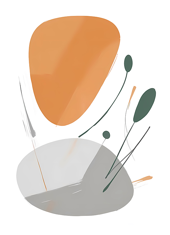 Umetniška motnja Abstraktni plakat - TenStickers