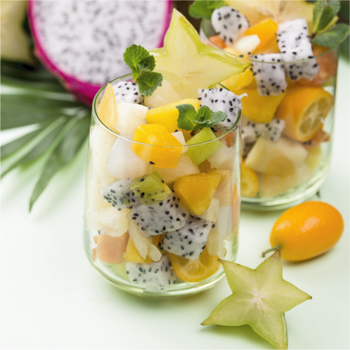 Mango and green glasses plakat za kuhinjo - TenStickers