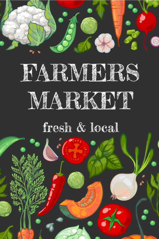 Farmers market plakat za kuhinjo - TenStickers