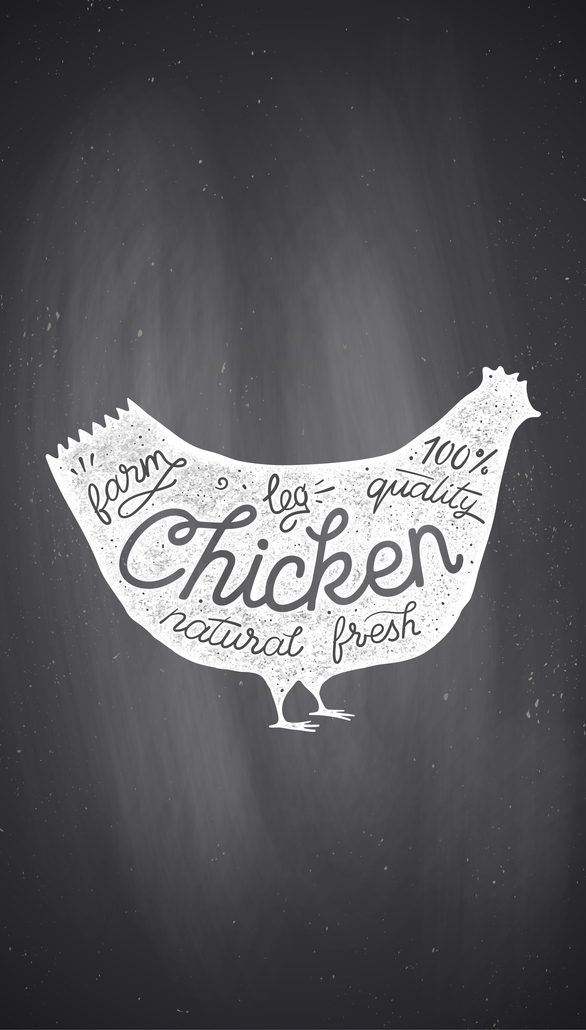 Farm fresh chicken plakat za kuhinjo - TenStickers