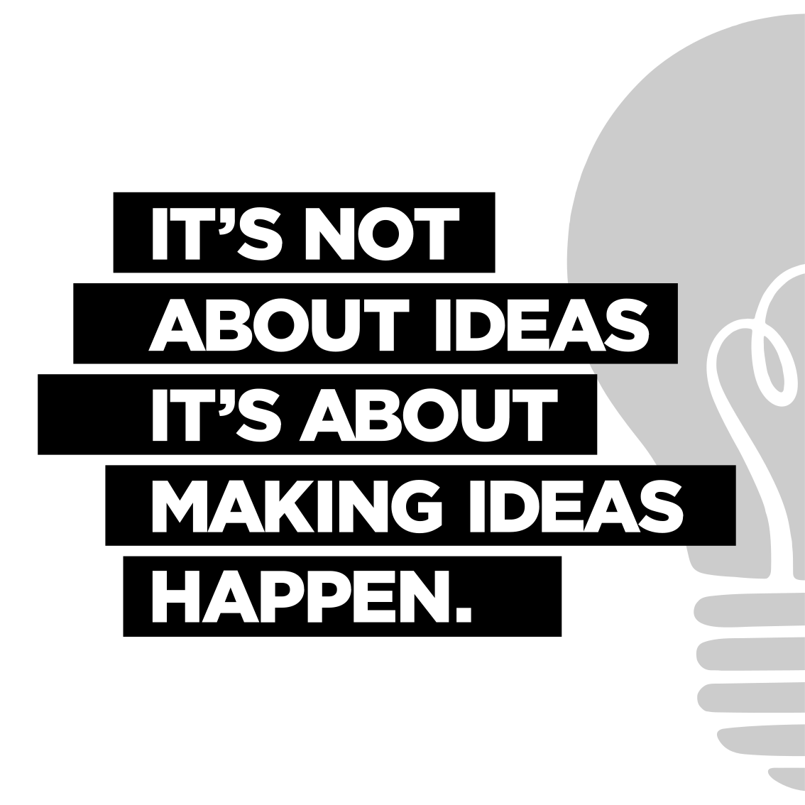 Text about ideas pisarniški plakat - TenStickers