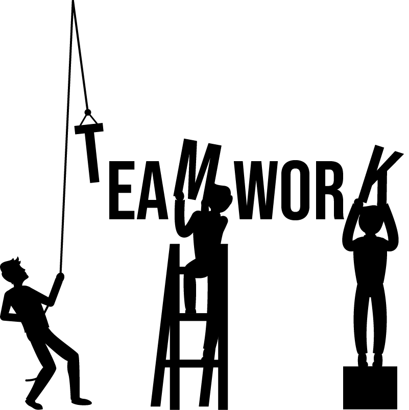 Teamwork pisarniški plakat - TenStickers