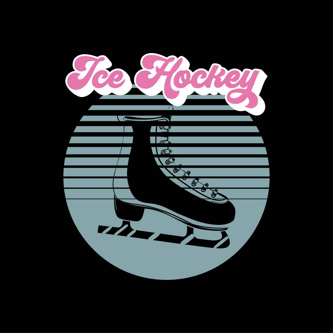 Ice hockey skates plakat za najstniško sobo - TenStickers