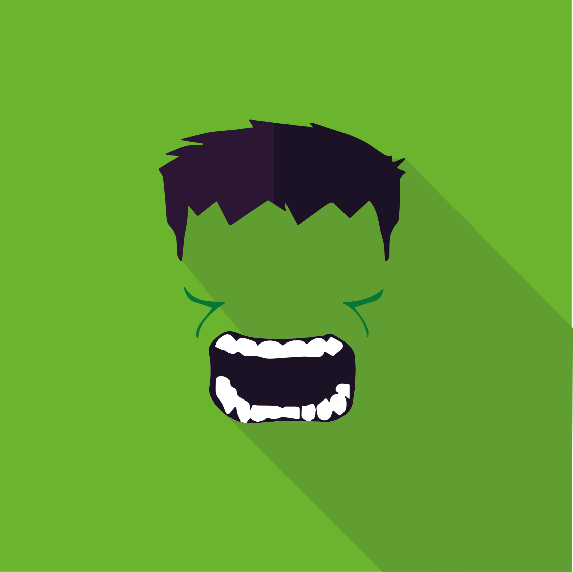 Green superhero plakat za najstniško sobo - TenStickers