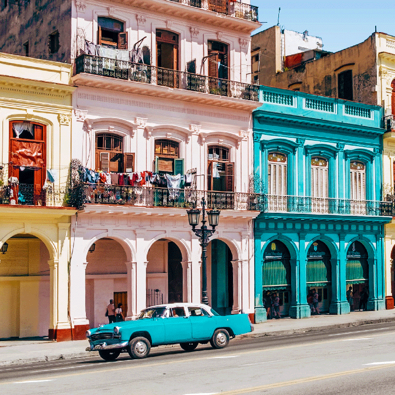 Dnevniški plakat z modro in roza obliko ulic in avtomobilov - TenStickers