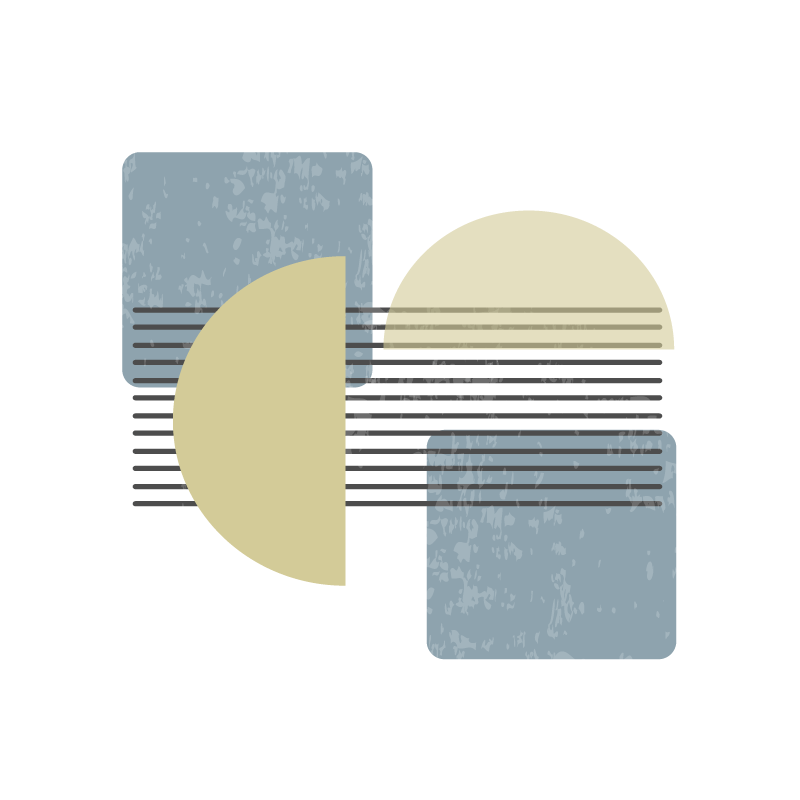 Contemporary art modern design dnevniški plakat - TenStickers