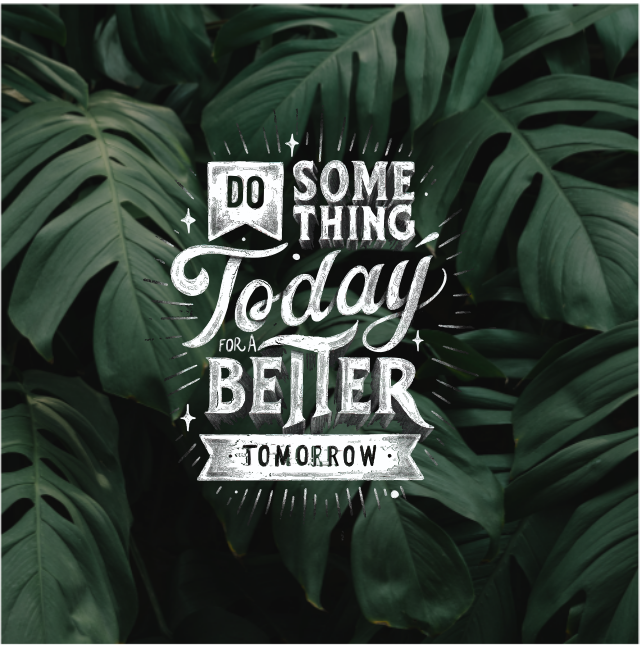 Quote a better tomorrow dnevniški plakat - TenStickers