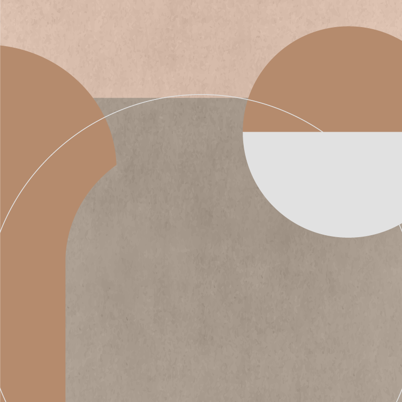 Irregular geometric style dnevniški plakat - TenStickers