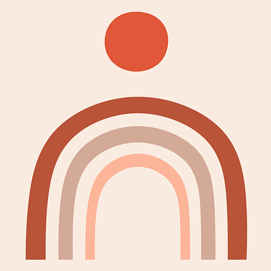 Wall art rainbow dnevniški plakat - TenStickers