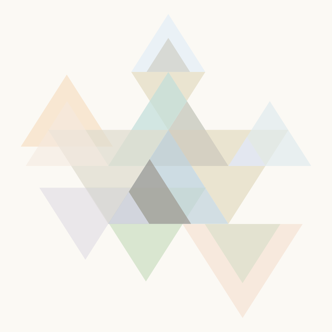 Colorful wall art triangles dnevniški plakat - TenStickers