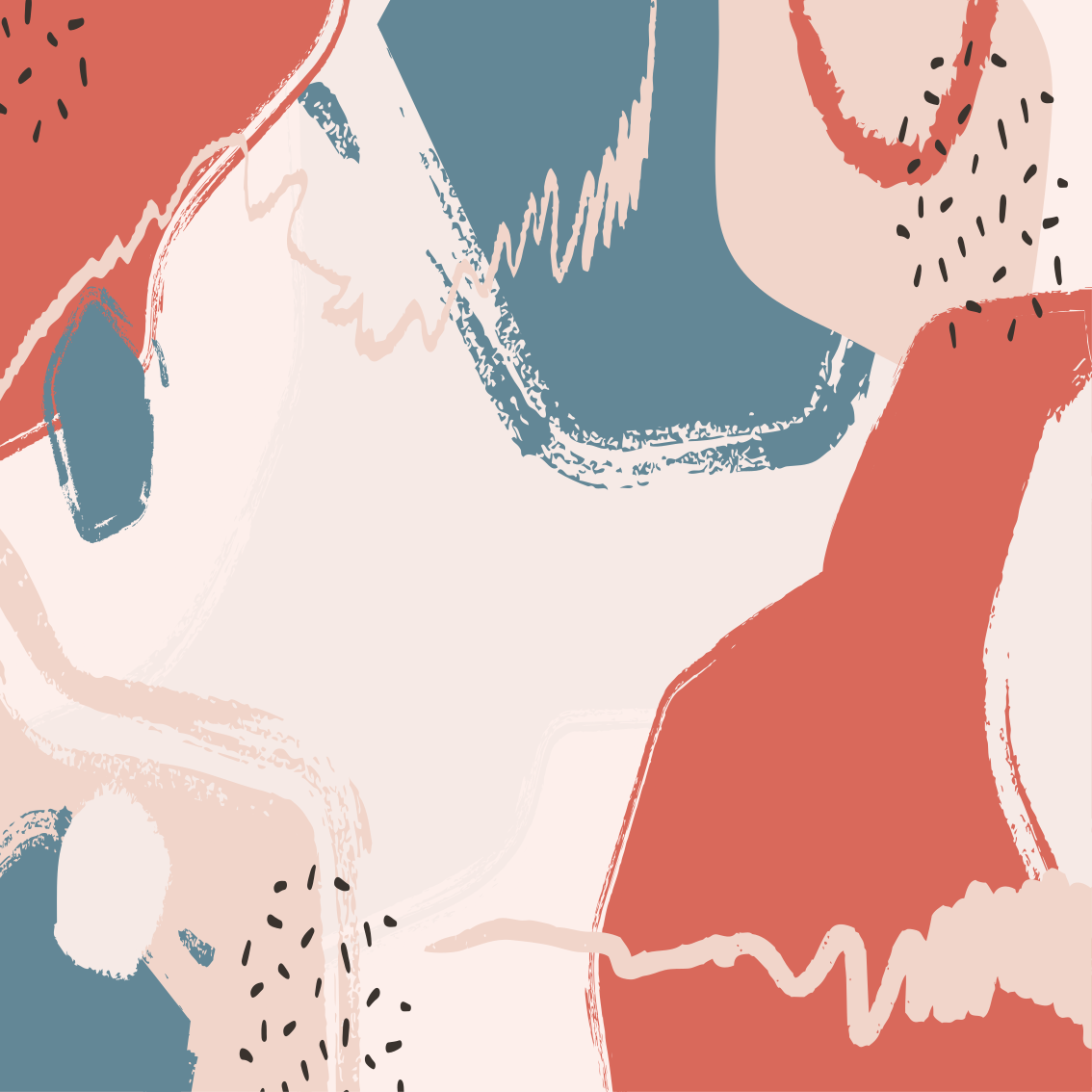 Abstract wall art forms dnevniški plakat - TenStickers