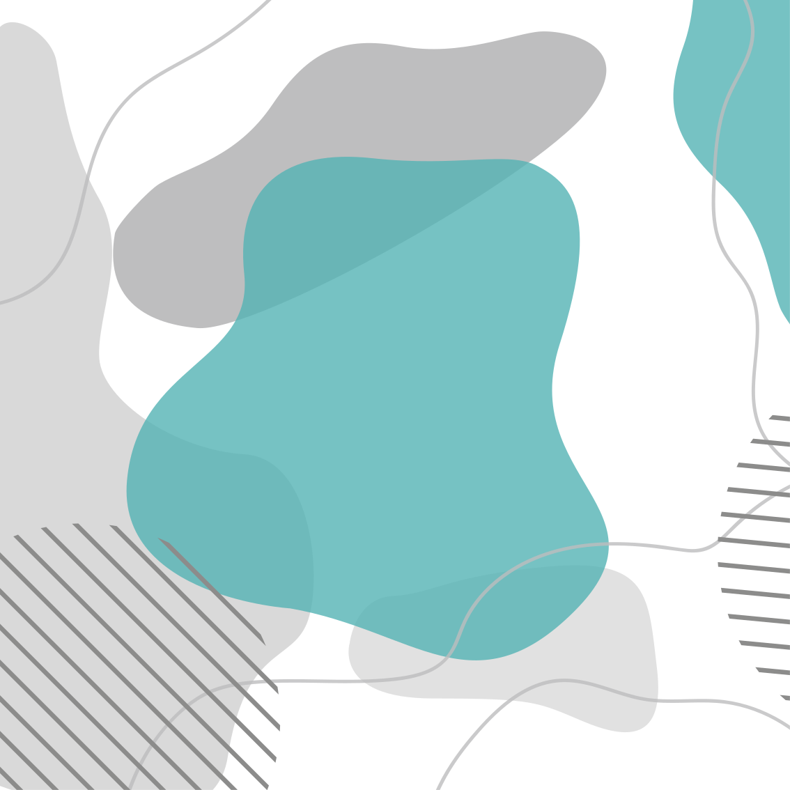 Blue and green wall art forms dnevniški plakat - TenStickers