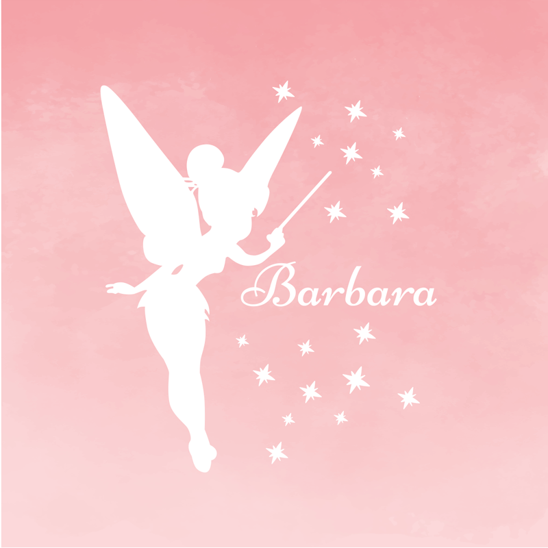 Personalised fairy plakat za otroško sobo - TenStickers
