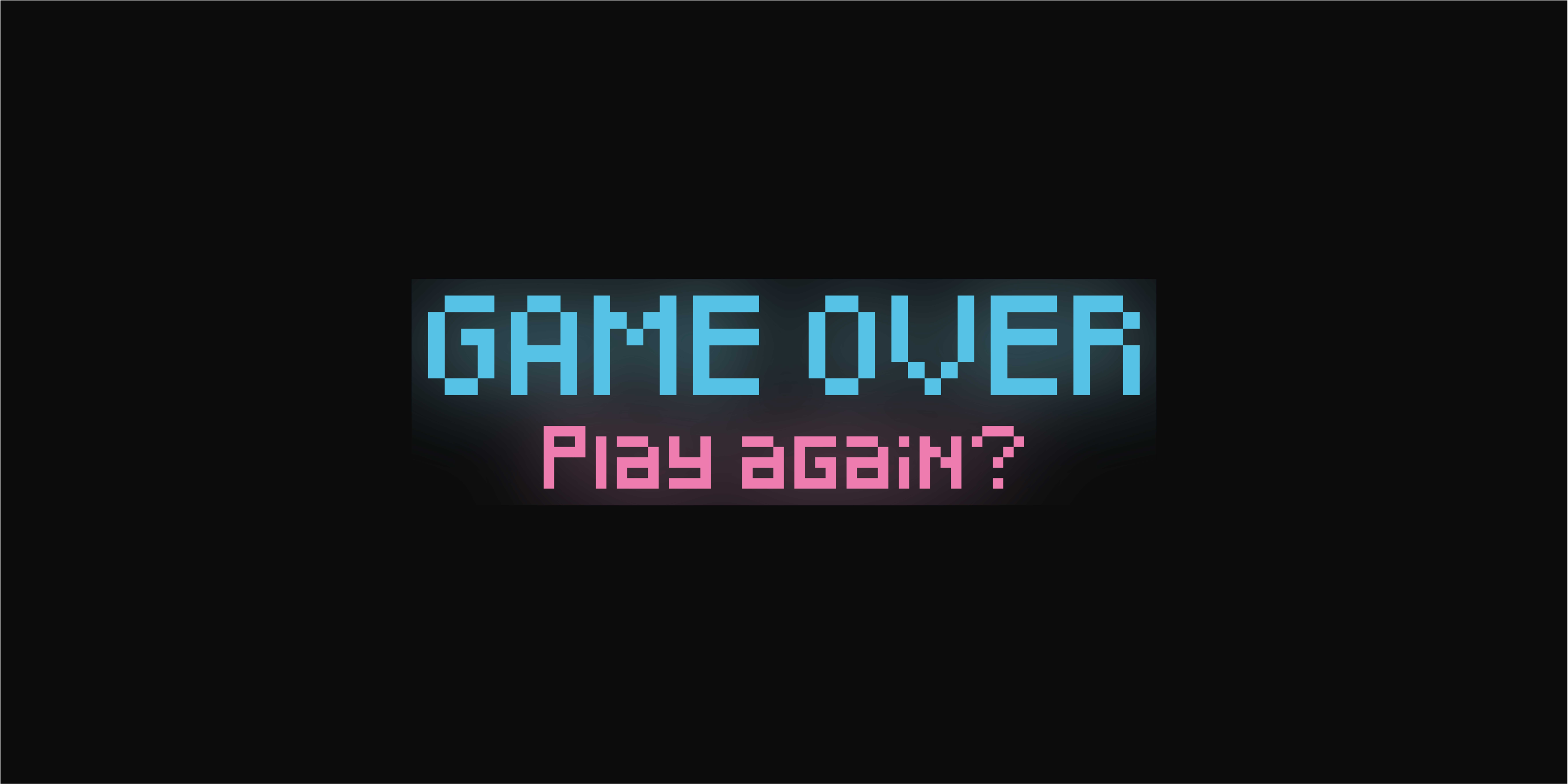 Game over play again graphic plakat video igre - TenStickers