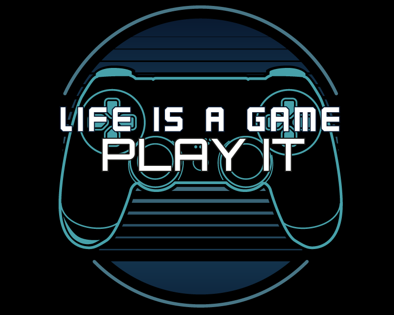 Life is a game plakat video igre - TenStickers