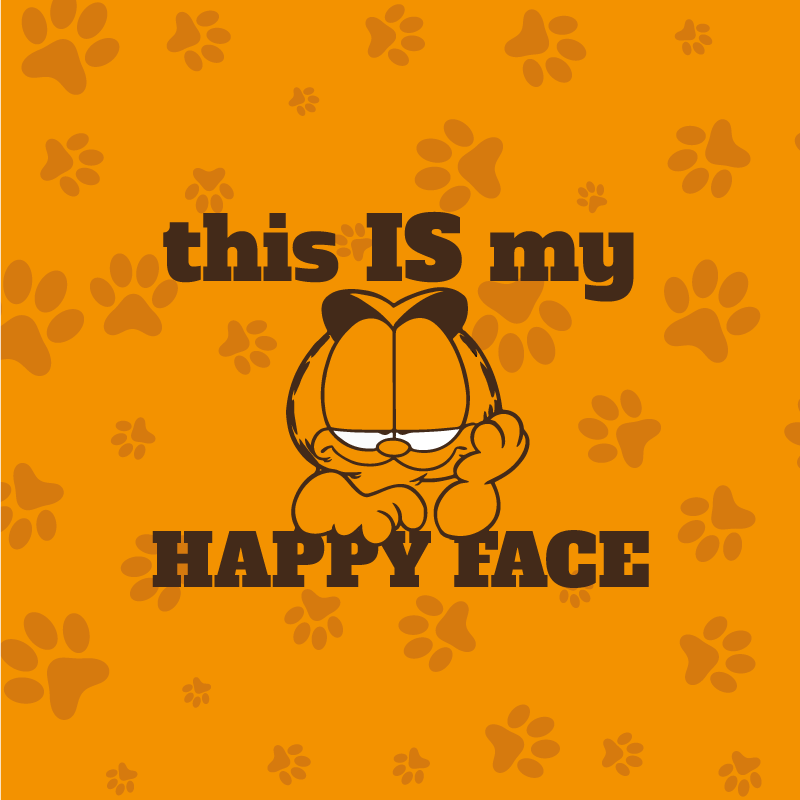 This is my happy face plakat za najstniško sobo - TenStickers
