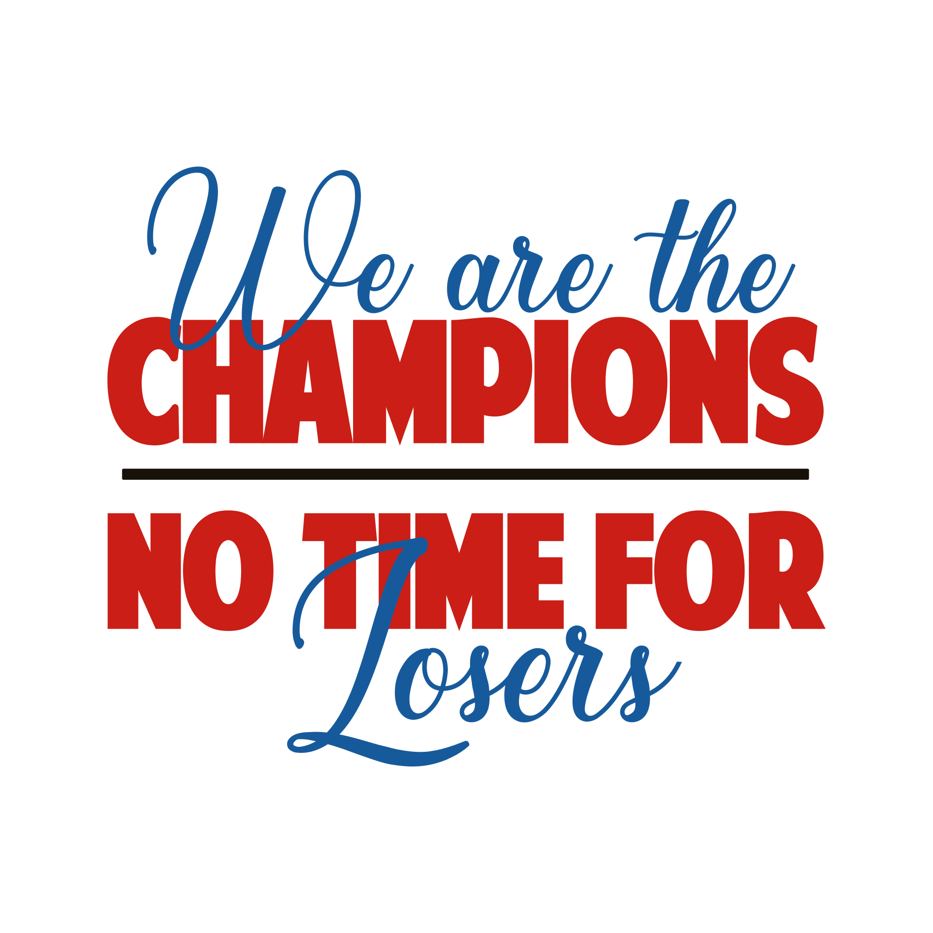 Champions rallying spirit plakat za najstniško sobo - TenStickers
