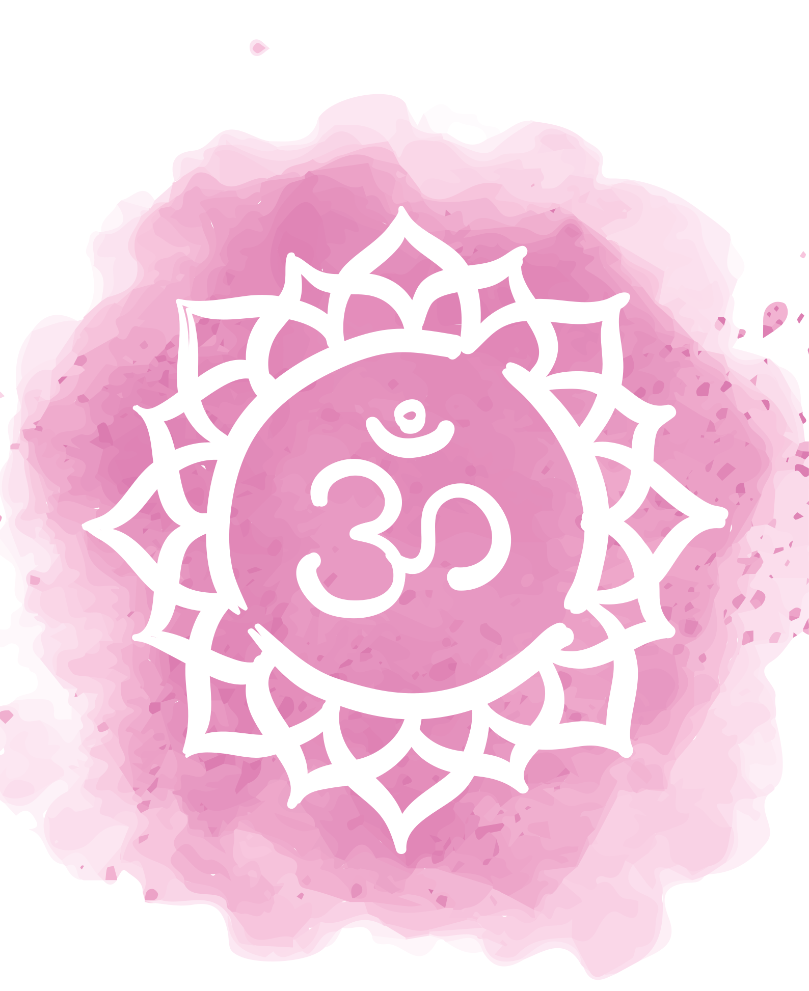 Beautiful crown chakra symbol plakat z motivom ženske - TenStickers