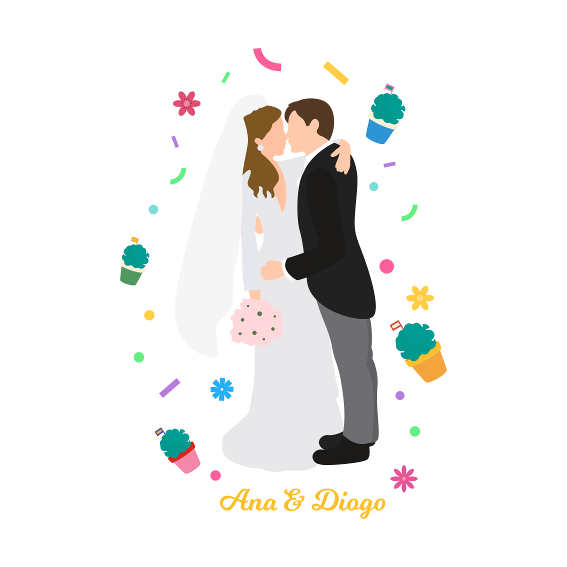"santo antónio" weddings plakat za praznovanja in dogodke - TenStickers