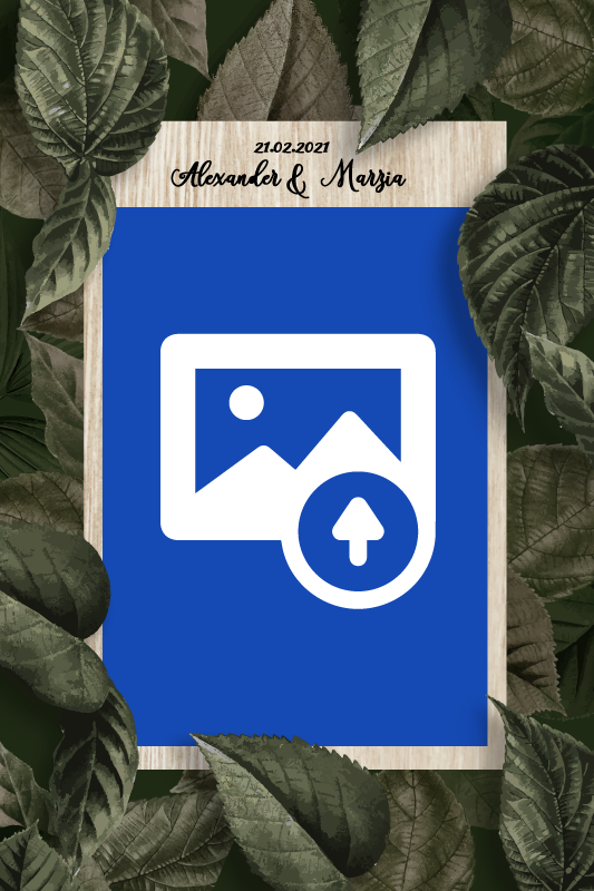 Wedding hands and bouquet plakat za praznovanja - TenStickers