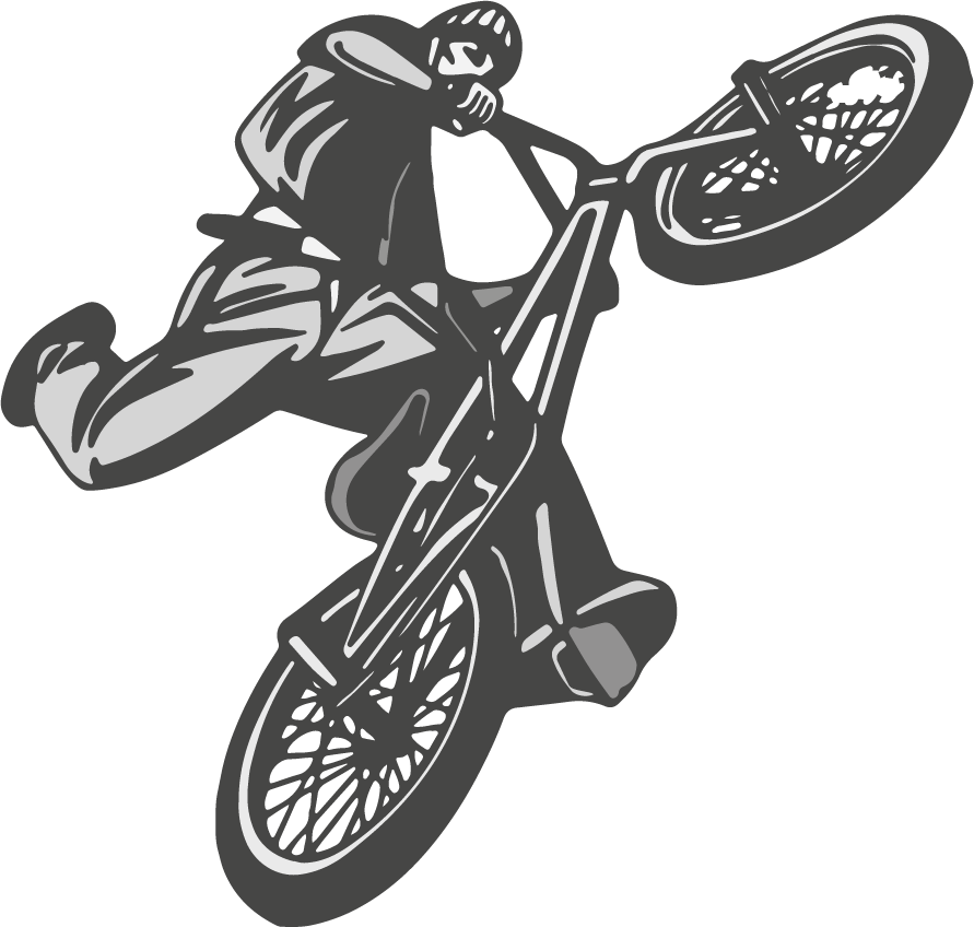 Kolesarski plakat za mladinsko sobo bmx - TenStickers