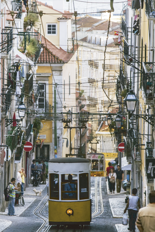Plakat krajine tramvaj v lizboni - TenStickers