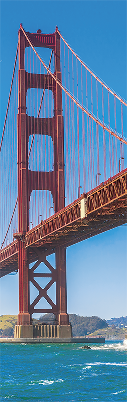Plakat krajine hladilnik goldenstate - TenStickers