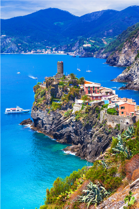 Plakat krajine realistična italijanska cinque terre - TenStickers