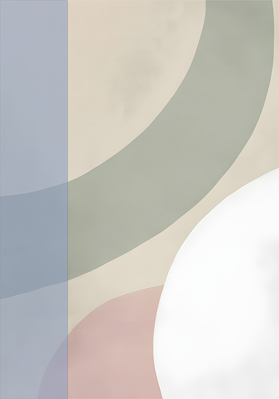 Abstraktni plakat barvna paleta - TenStickers