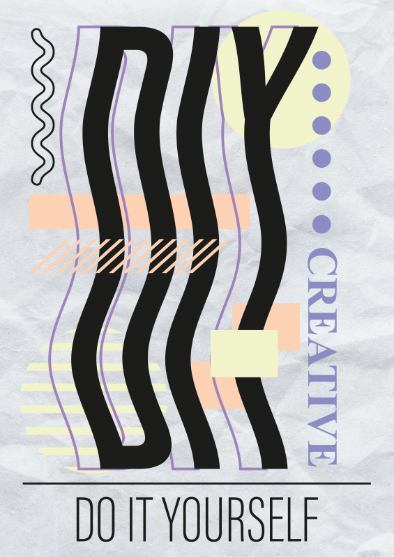 Plakat s stavki za samostojno izdelavo - TenStickers